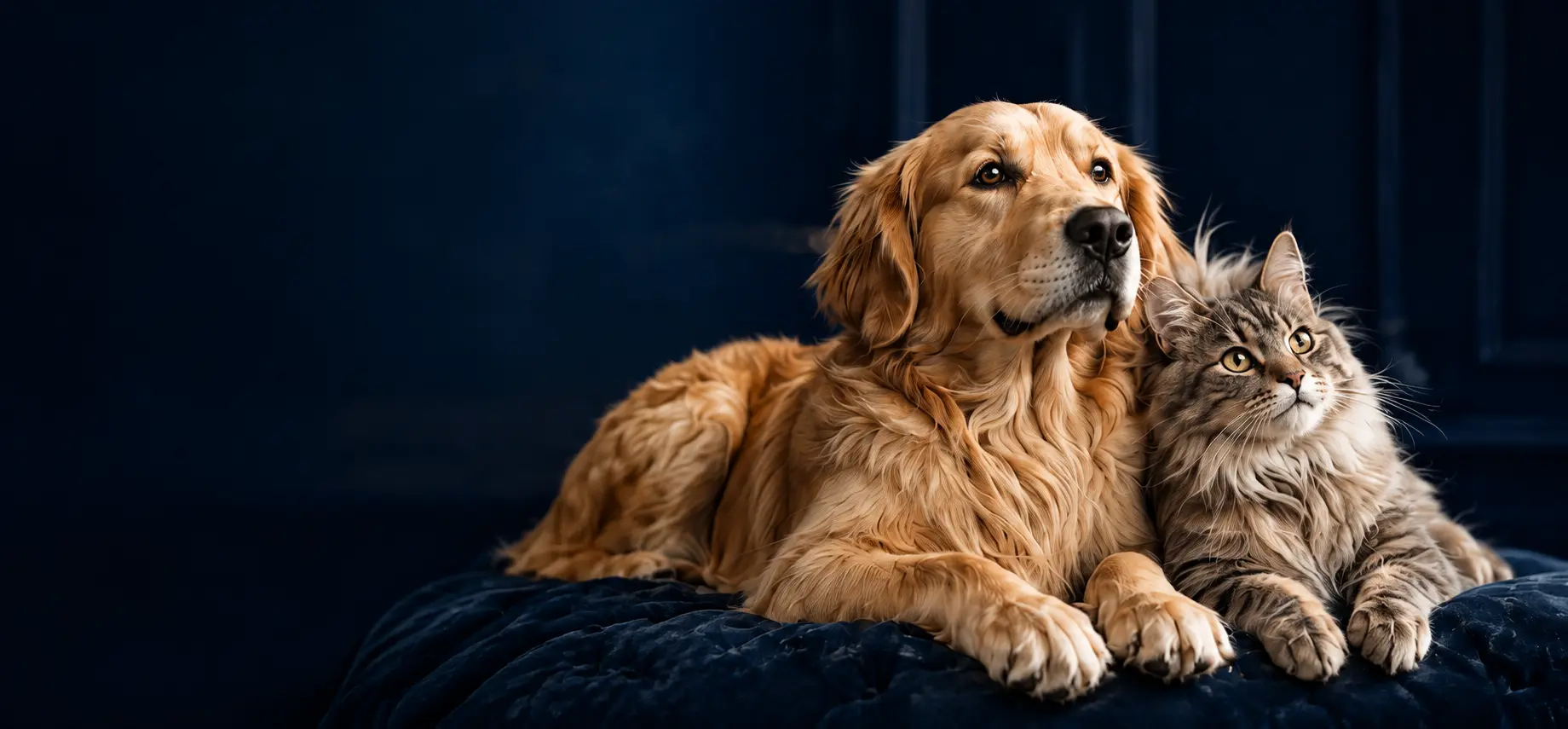 Chien et chat illustrant l’étude des sources d’assurance animale